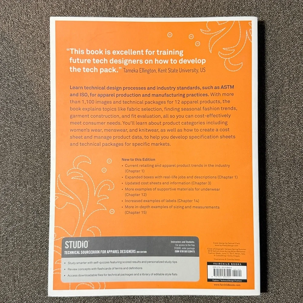 Technical Sourcebook for Apparel Designers 3rd Edition